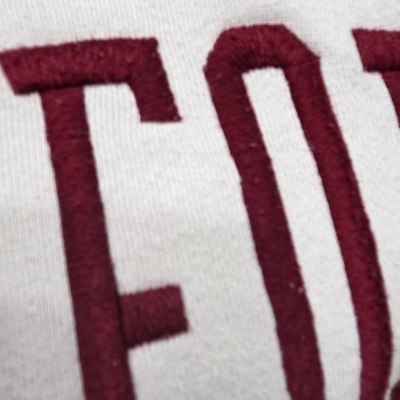 Reflex California Crewneck Sweatshirt‎ Cream Maroon College Style Size M - Picture 9 of 9